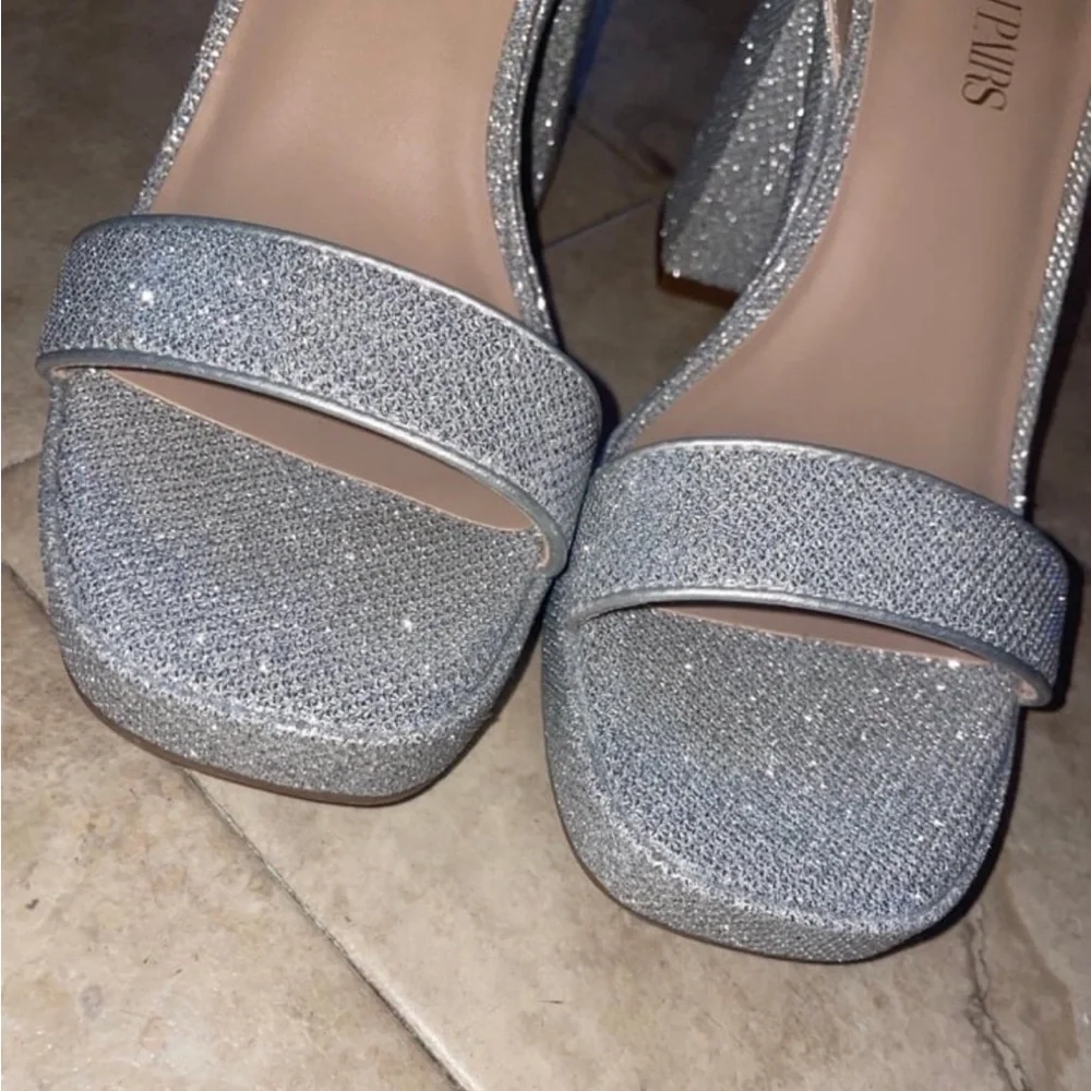DREAM PAIRS Heels for Women Block Chunky Platform High Heels 8.5 - Picture 9 of 11